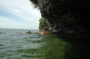 kayaking in door county