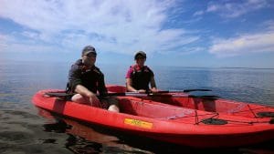 side by side kayak rental door county