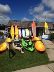 kayak shopping in Door County