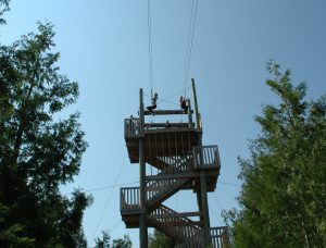 door county ziplining side by side