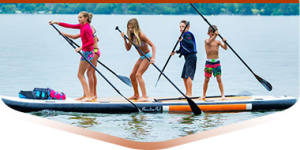 super sup large paddleboard rental