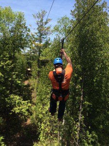 zip lining door county photo