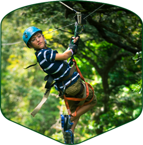 canopy tour on zip line