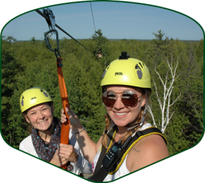 ziplining door county