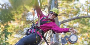 ziplining experience in door county